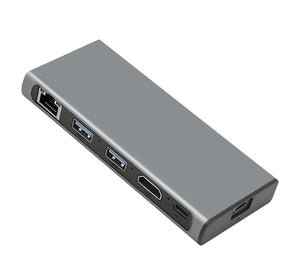 USB-C 6-in-1 Docking Station with M.2 NVMe & NGFF (SATA) SSD Enclosure UCDM262