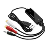 USB Audio Capture Card 3.5mm and L/R 2RCA Audio Recording Interface UACP01