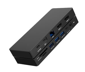 Dual 4K/ Single 8K HDMI USB-C Docking Station 12-in-1 Laptop Docking Station UCDK1218