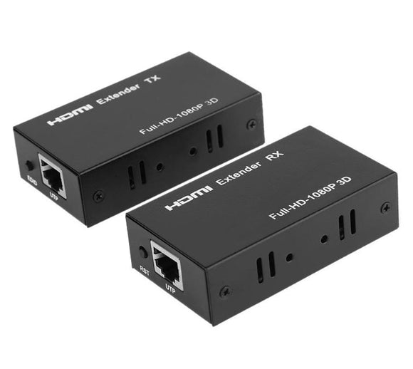 HDMI Extender 1080p@60Hz HD Video Over Cat5e/6/7 Ethernet Cable 196ft/60m HDNX1860