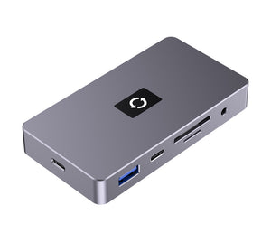 USB-C 10-in-1 Docking Station supports 2 PC/ Laptops connecting and switching UCDK102C