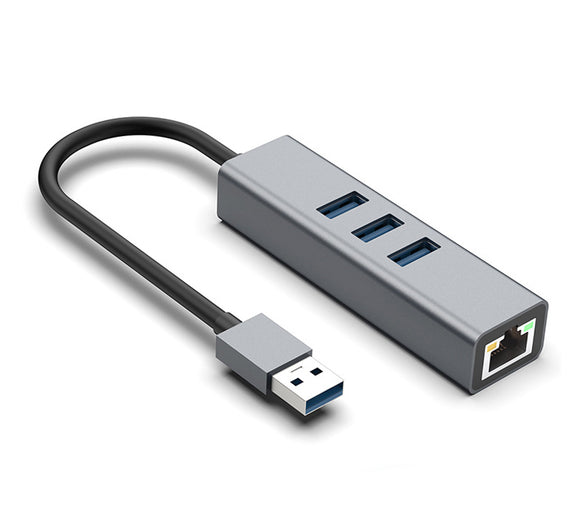 USB 3.0 Data Hub with 1000Mbps Gigabit Ethernet Network Adapter UGH132