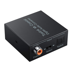 Bi-directional Digital Audio Converter Coaxial to Toslink SPDIF/ Toslink to Coaxial DACB2