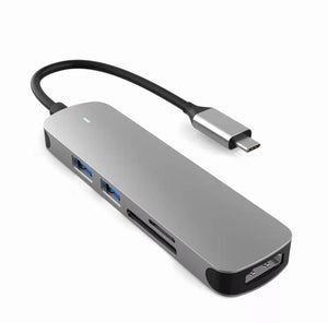 USB C Multiport Adapter 5-in-1 USB Type-C Hub Adapter with 4K HDMI output UCHD513