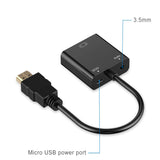 HDMI to VGA Adapter 1080P HD Video Converter with Audio HD2VGA03