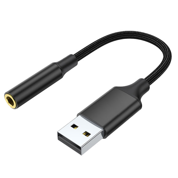 USB to 3.5mm Headphone Jack Adapter 96KHz 24Bit USB Audio Adapter UA962